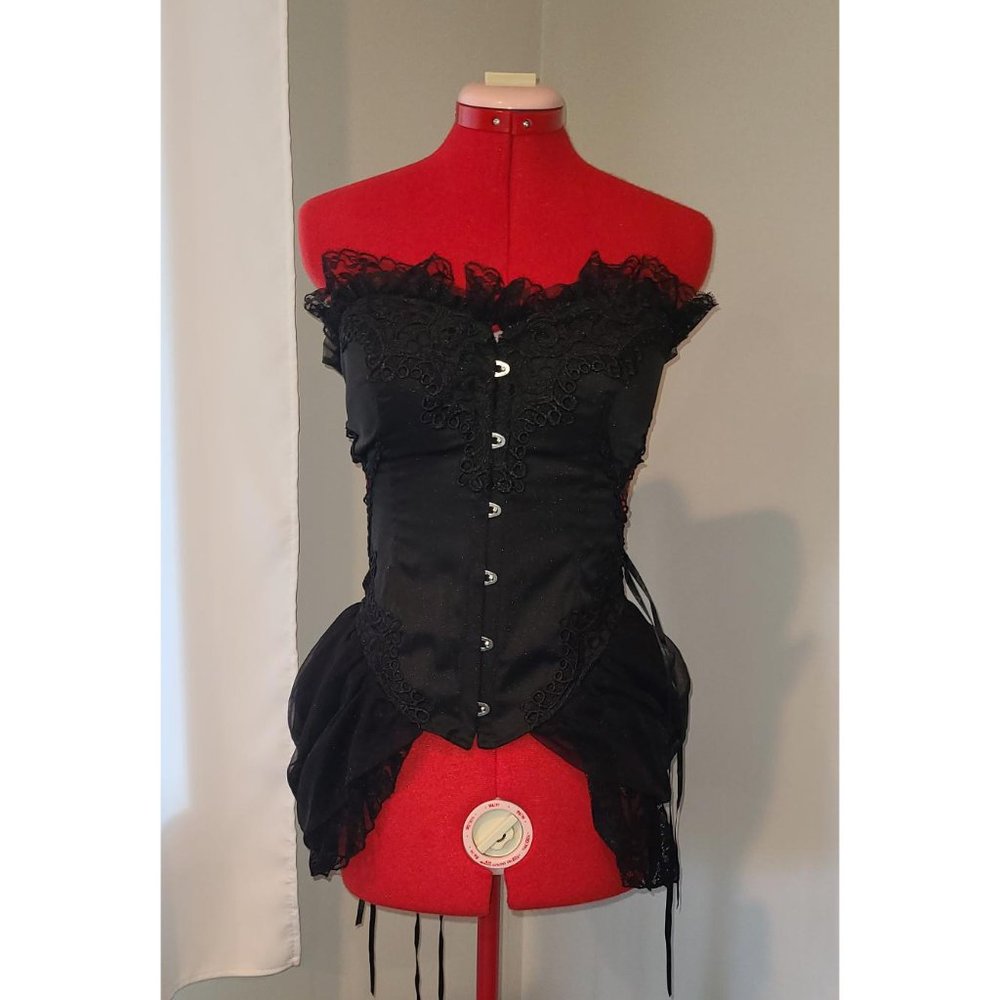 Charmian® Women's Mesh Princess Elegant Boned Gothic Bustier Corset